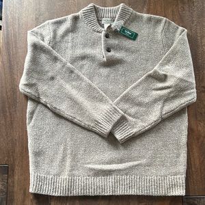 Men’s LL Bean XL Henley sweater